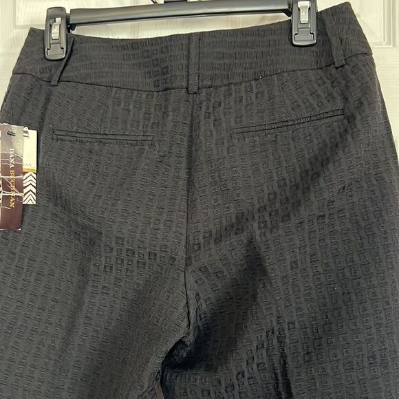 Dana Buchman Women Crop Pants Black Bohemian Rendezvous Size 6 NWT - Picture 6 of 16
